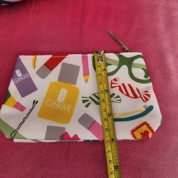 Clinique Beauty Makeup Bag 2 Peice  NWOT - Picture 6 of 12